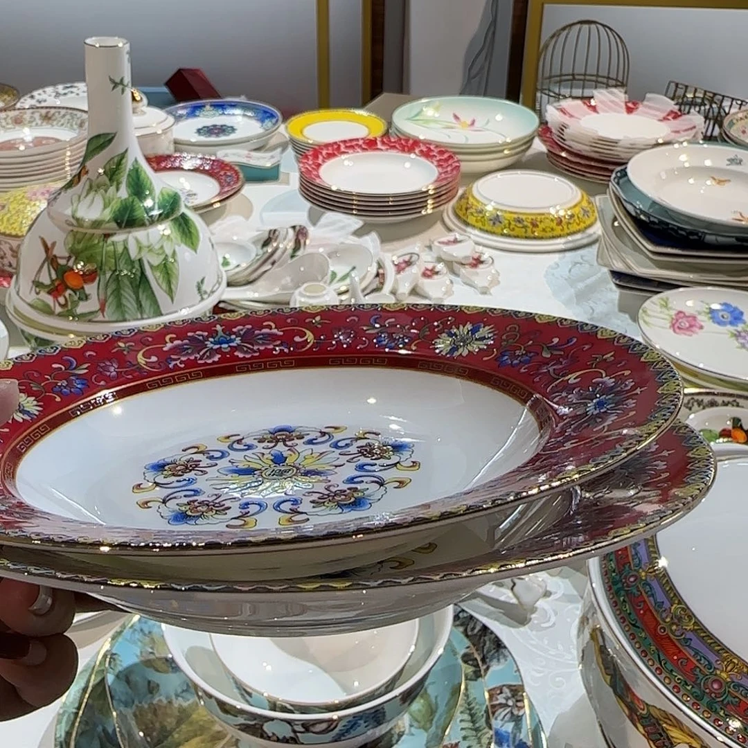 非***_骨瓷珐琅彩工艺制作