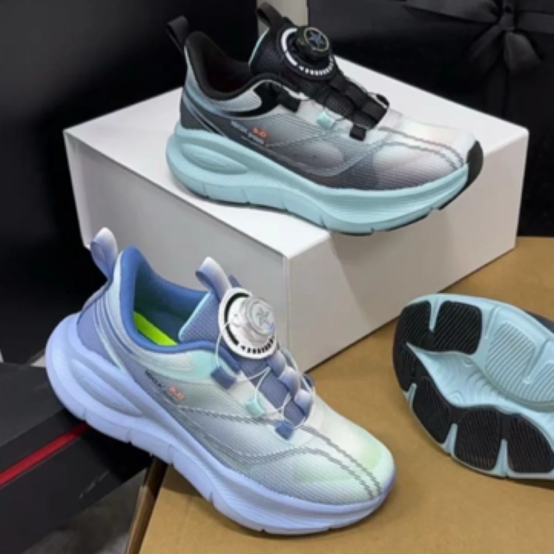 春夏新款男女同款中大童单网透气防滑底2521