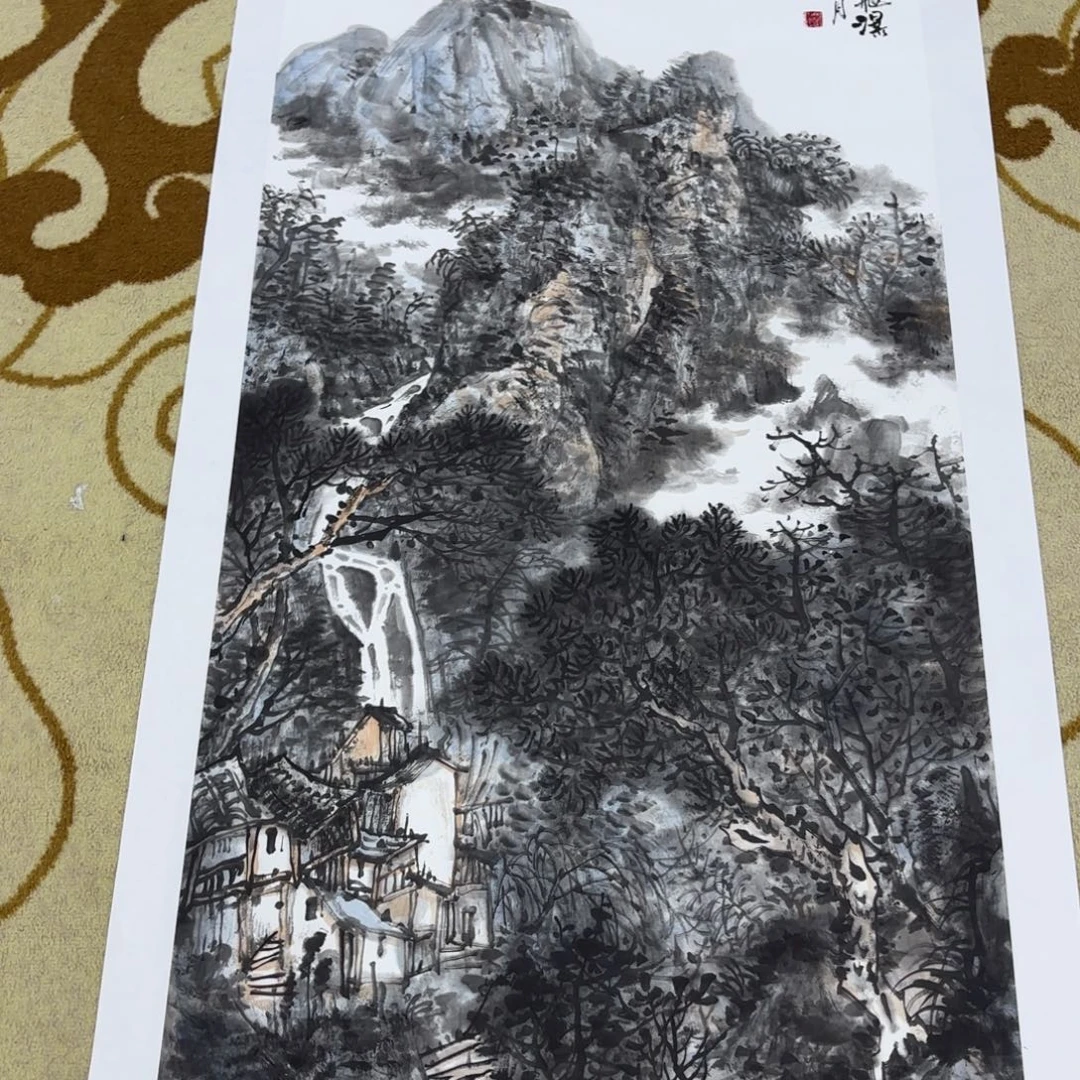 国画田太银四尺李欣主播