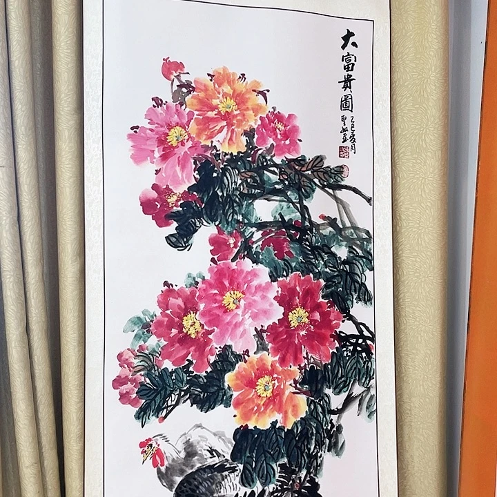 国画张圣敏先生纯手绘作品