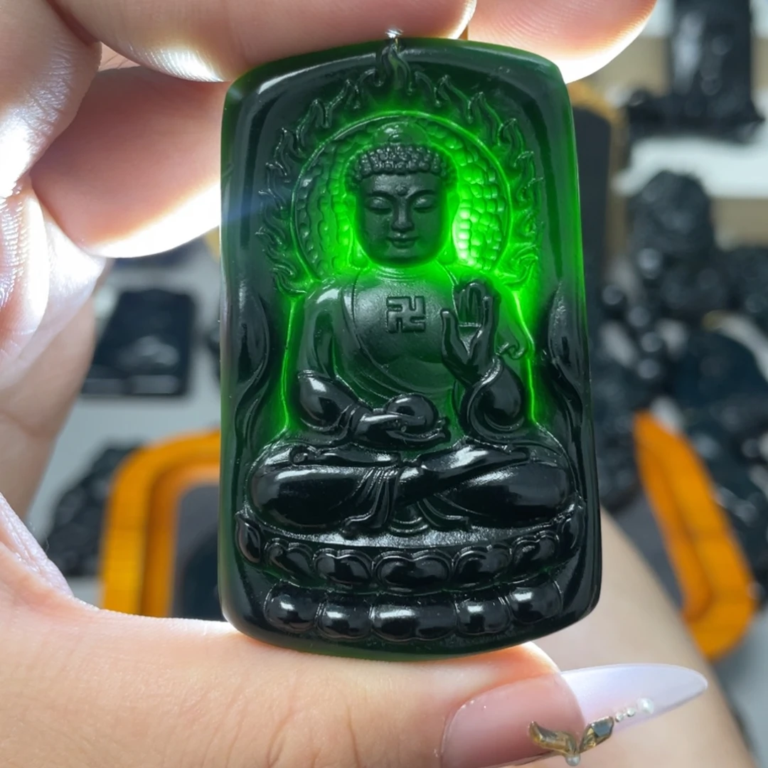 *****未镶嵌蛇纹石玉吊坠