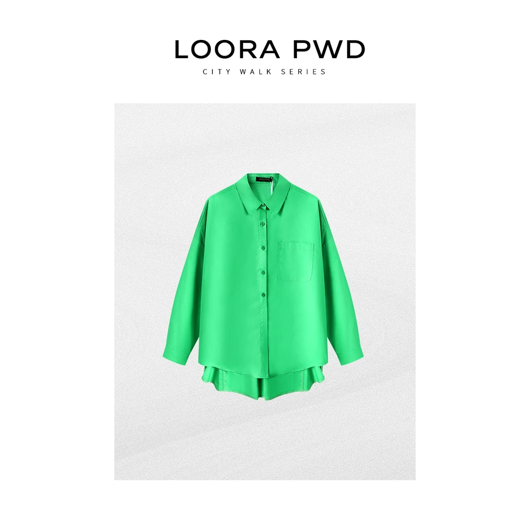 LOORAPWD/罗拉密码 2025新款【100%棉】时尚衬衣25CJBH0067N