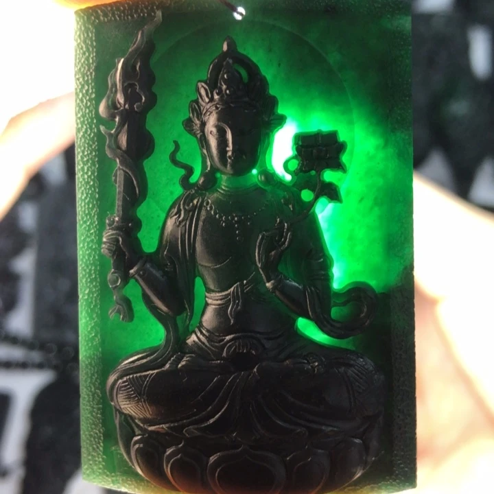 未镶嵌定制翡翠虚空藏