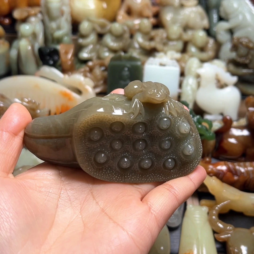 和田玉颈饰未镶嵌天*秀