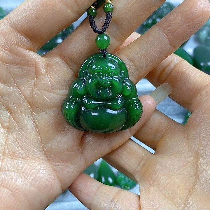 吊坠(不含链)未镶嵌和田玉（碧玉）34