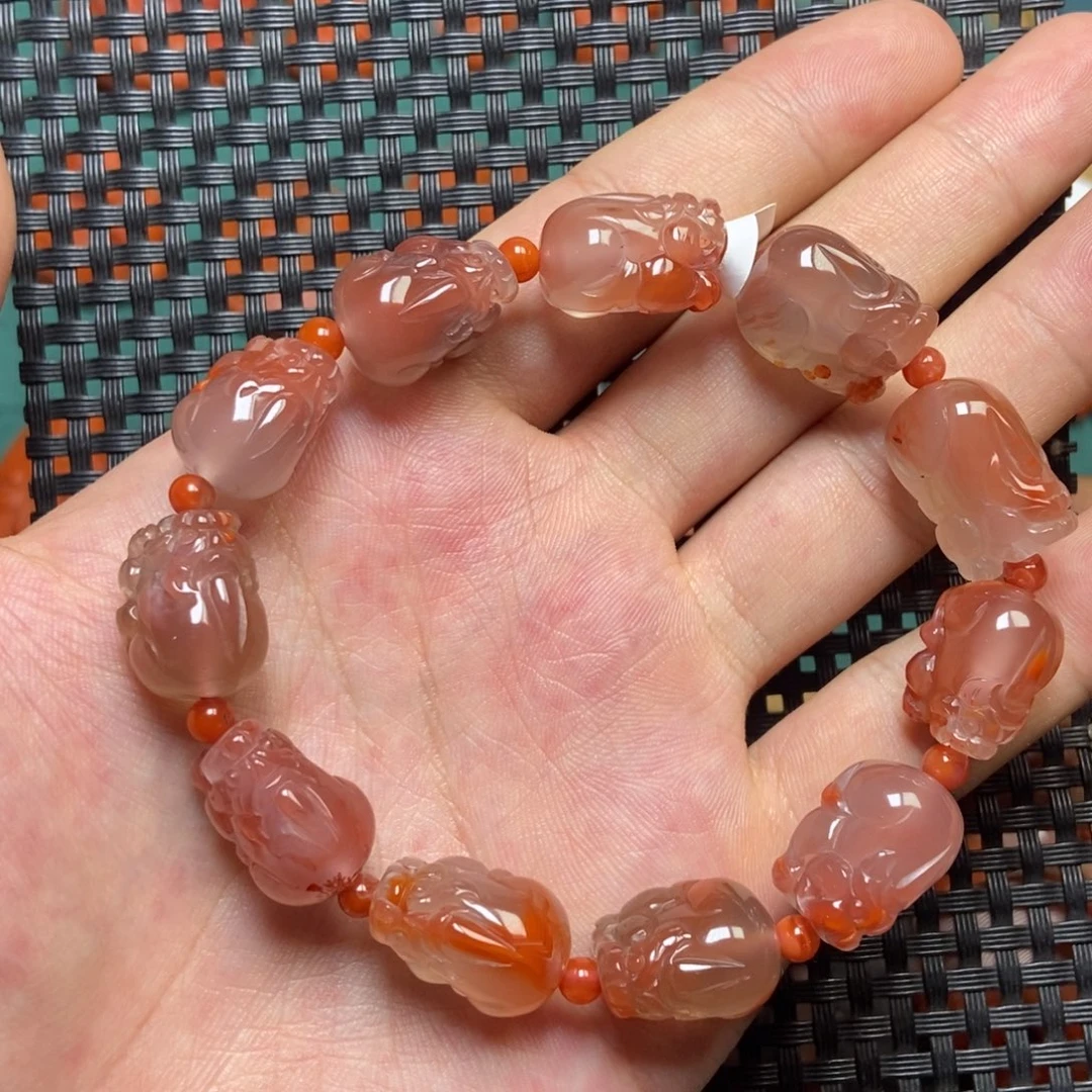 未镶嵌手串南红玛瑙