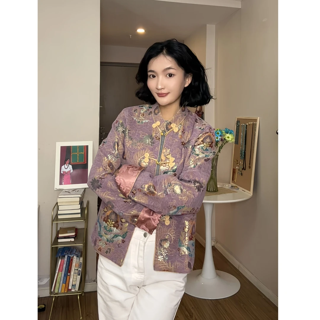 春夏季藏式外套民族风藏装外套格子内衬