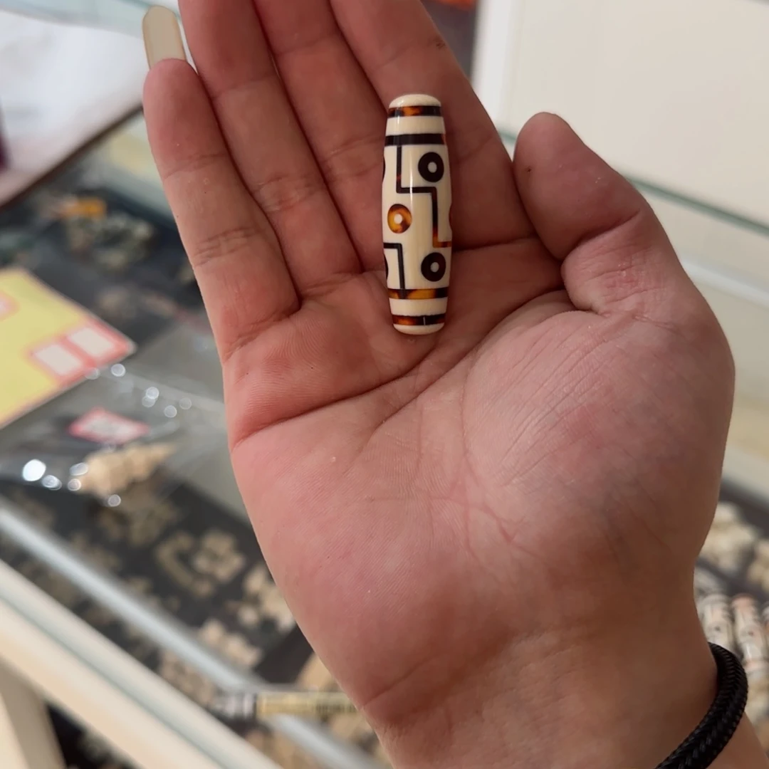 无铁合金猛犸牙天珠