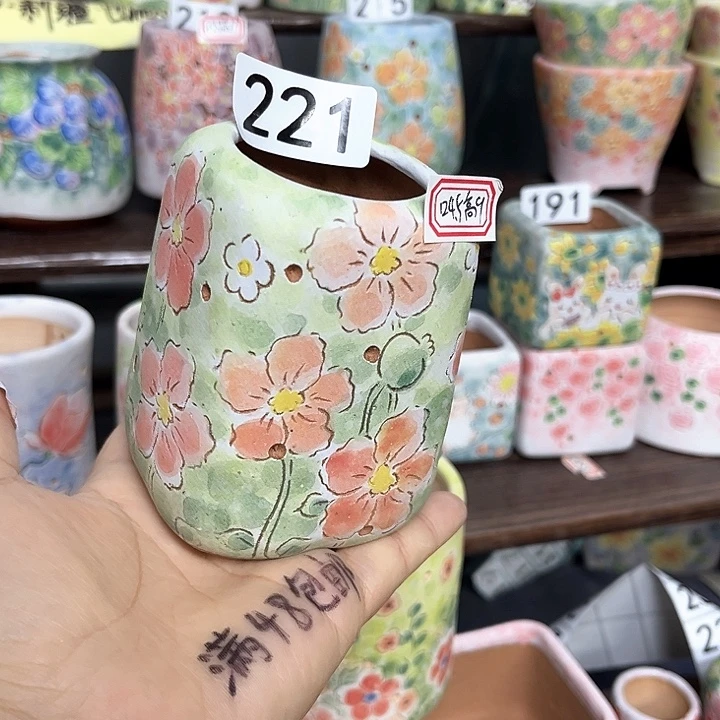 手工制作多肉花盆