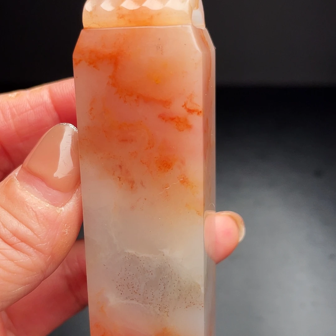 老挝石老挝石石手把件摆件印章