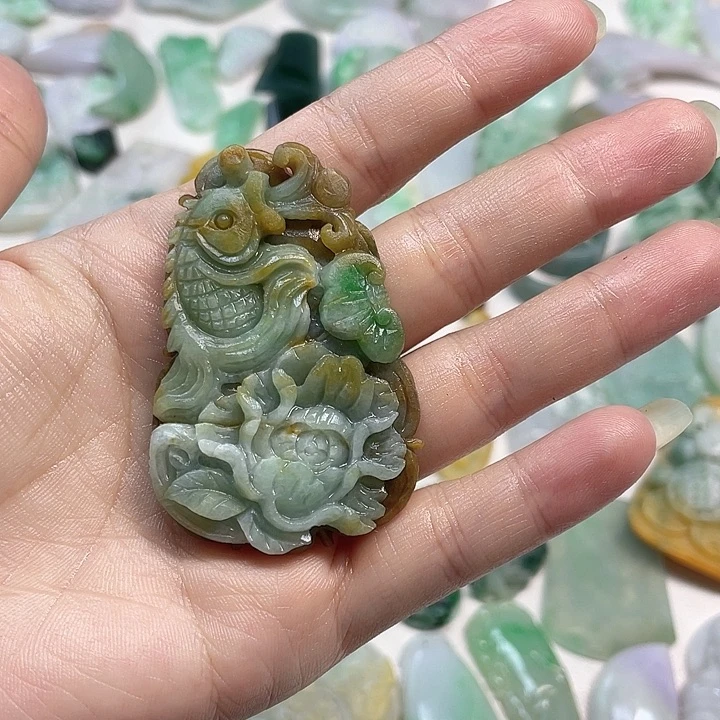 定制翡翠未镶嵌桑*翡翠