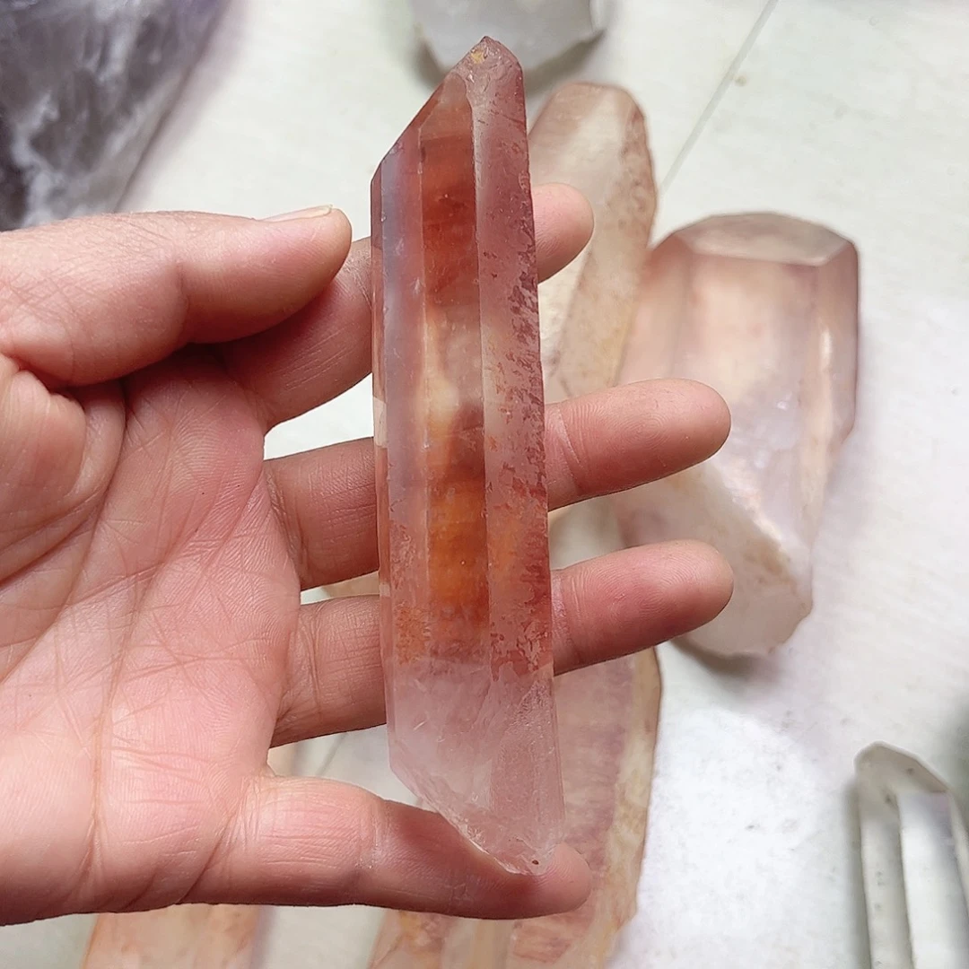 水晶天然水晶原石未镶嵌爱***志