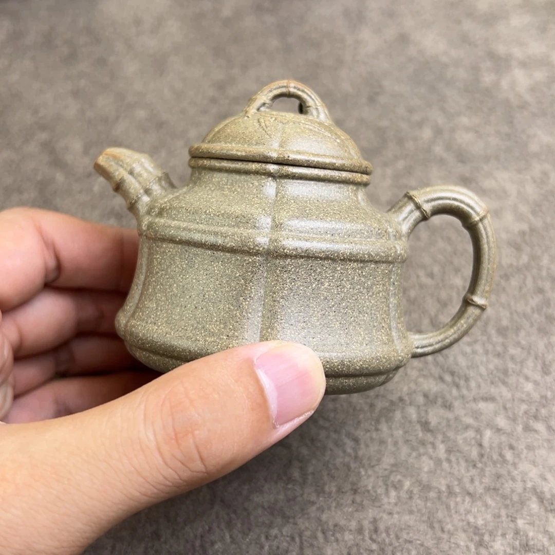 杨***东茶壶段泥青段竹鼎