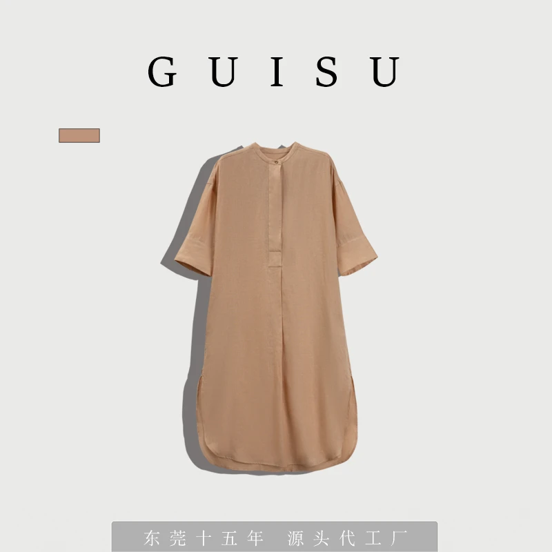 瑰素/LP满分亚麻连衣裙SMM102810