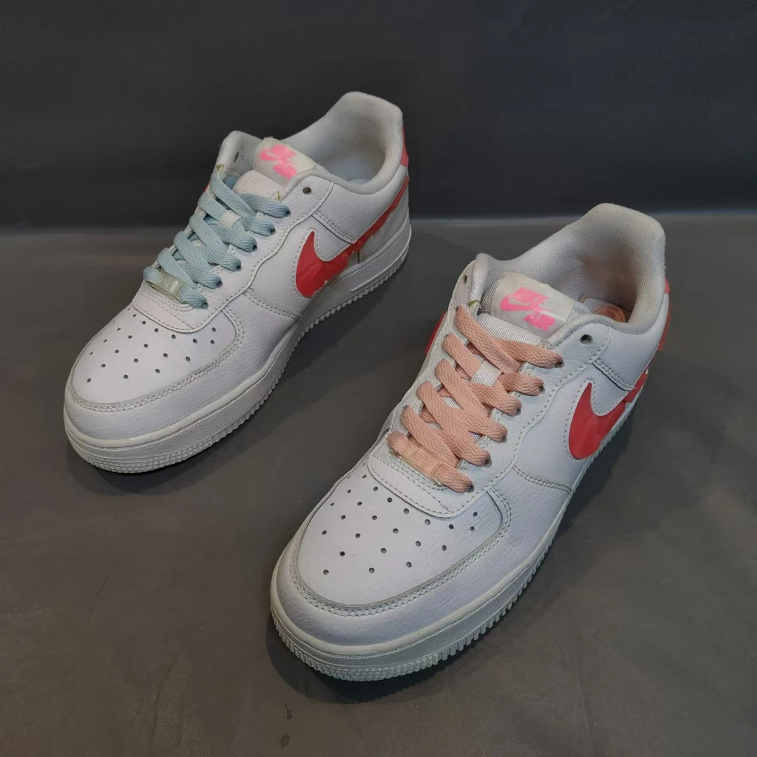 39码/93新/AF1 空军 情人节 白粉 低帮/无原盒/板鞋/潮鞋1059