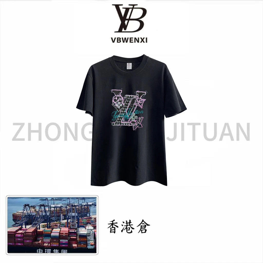 歌诺菲俪【中環集團香港倉】休闲百搭短袖宽松潮流气质高级轻奢夏季