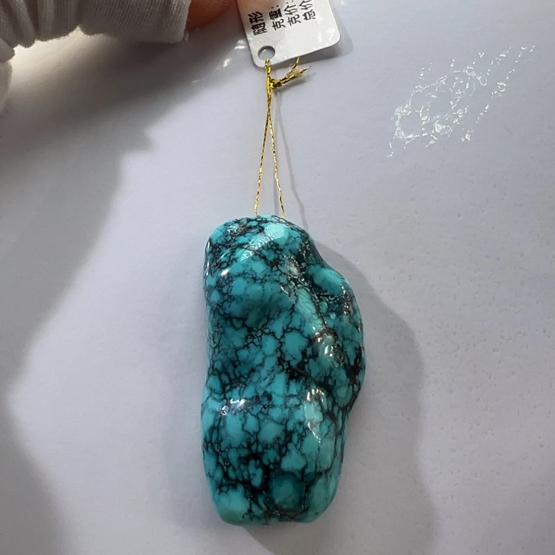 绿松石未镶嵌挂件