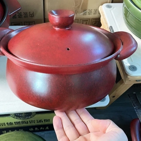 陶外贸单1个砂锅3000毫升