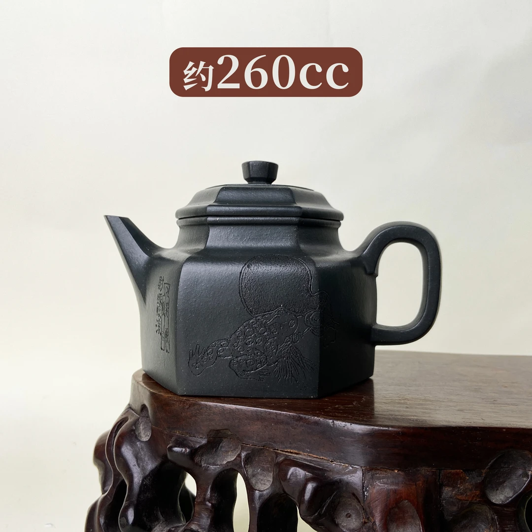 宜兴手工紫砂壶 GP0119-7（史福棠）