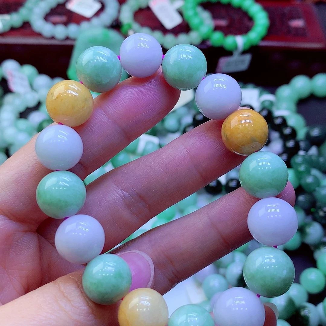 翡翠未镶嵌毛衣链