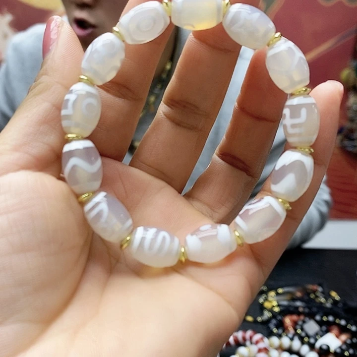 玛瑙/玉髓合金颈饰