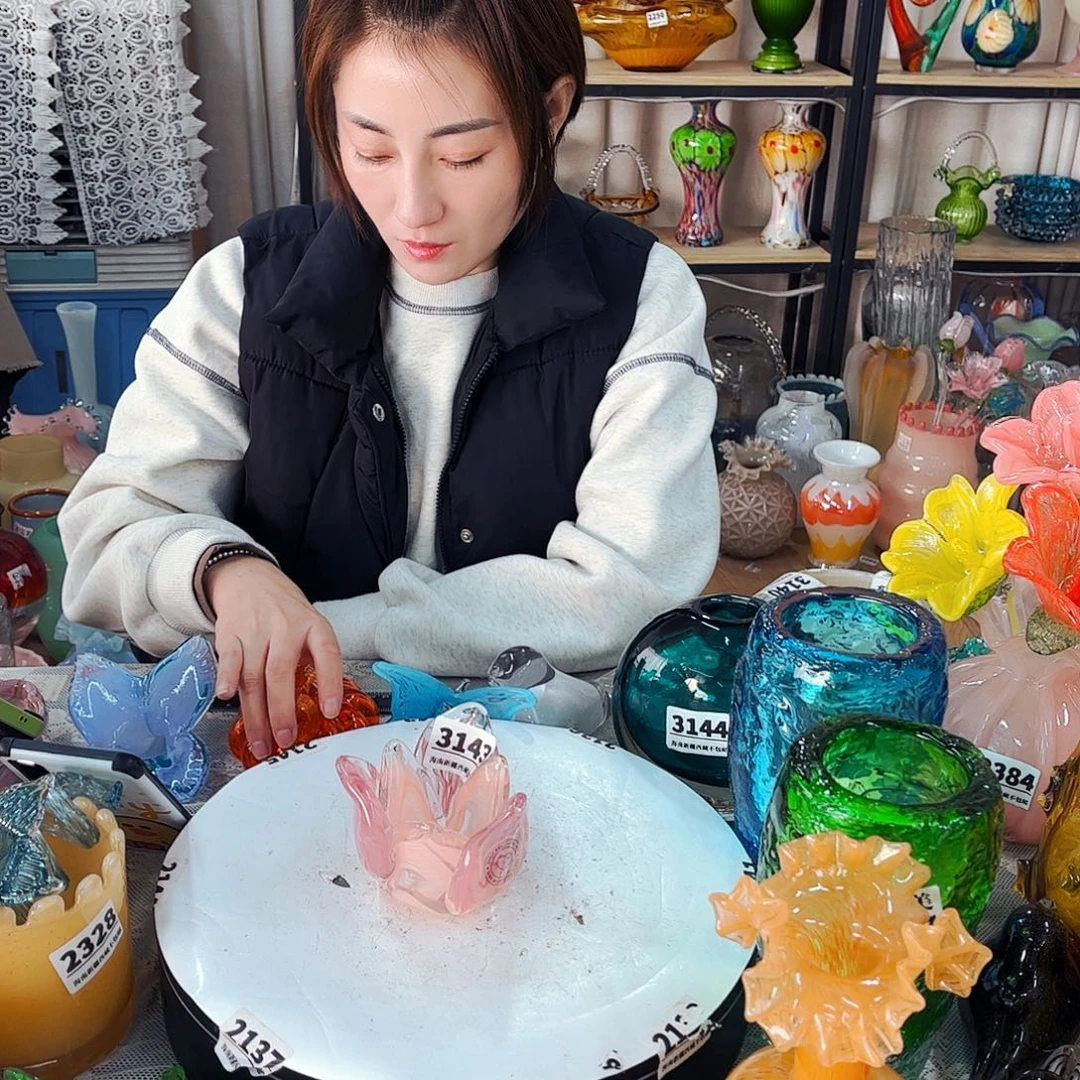 3143烛台 家悦琉璃工艺品