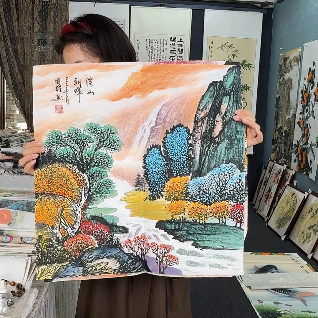 纯手绘的好看作品