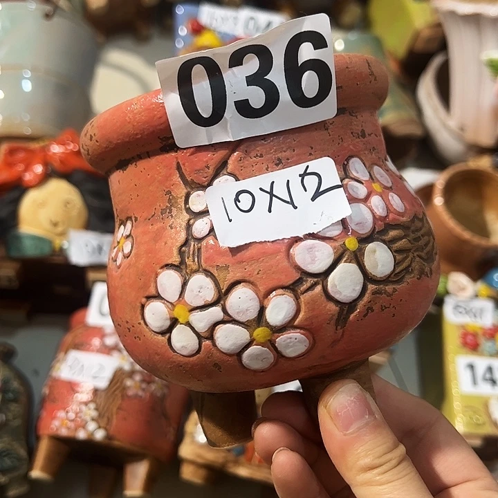 陶瓷多肉花盆满15包邮