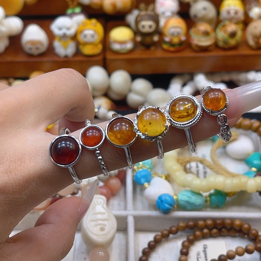 菩提手串/手链花珀戒指