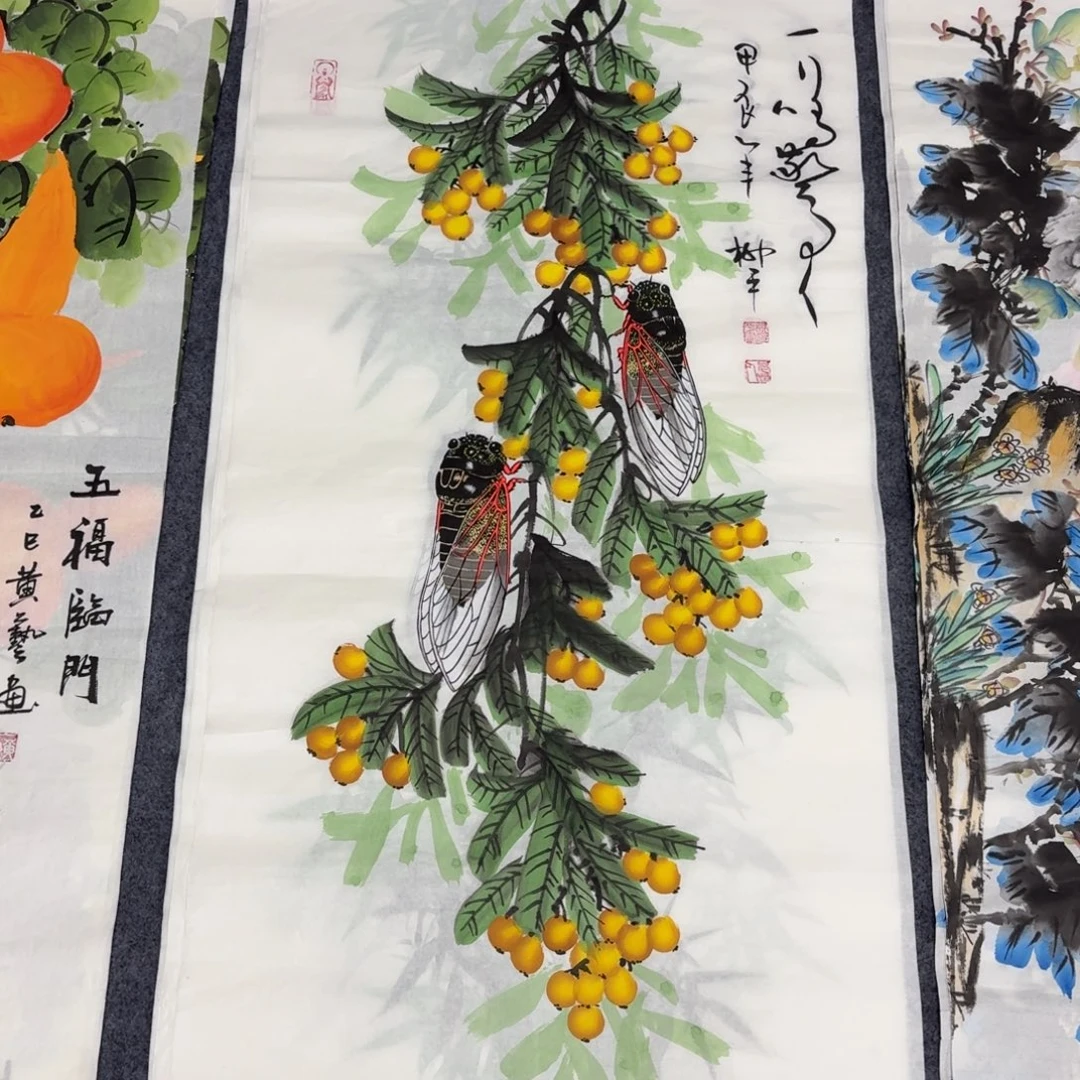 国画100×50一鸣惊人画画画画
