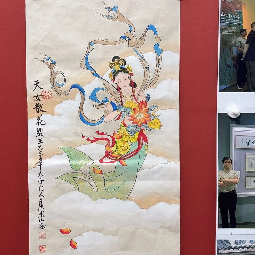 国画侯果山老师国画作品月