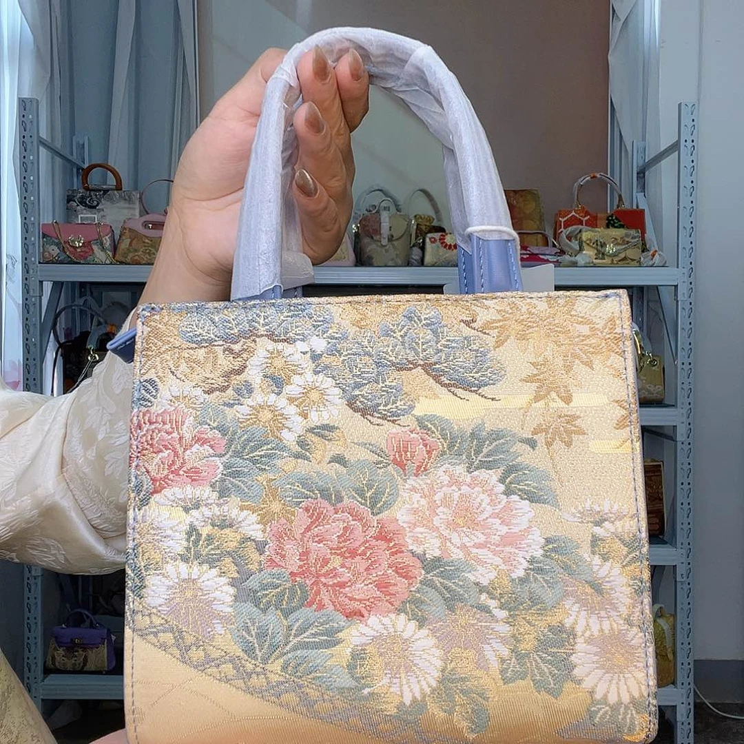 织物桑蚕丝非遗唐锦小方软