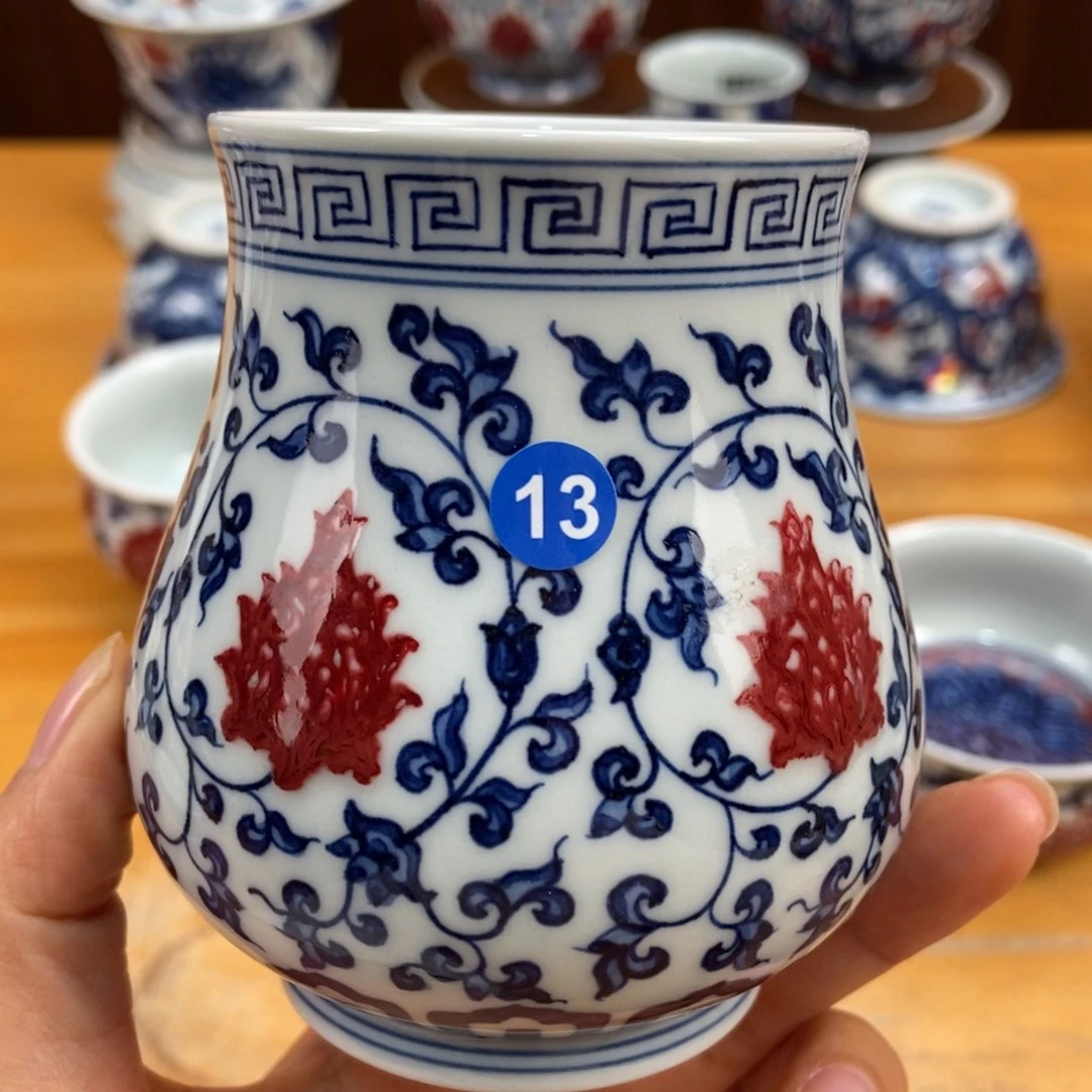 手绘现代茶具非古董