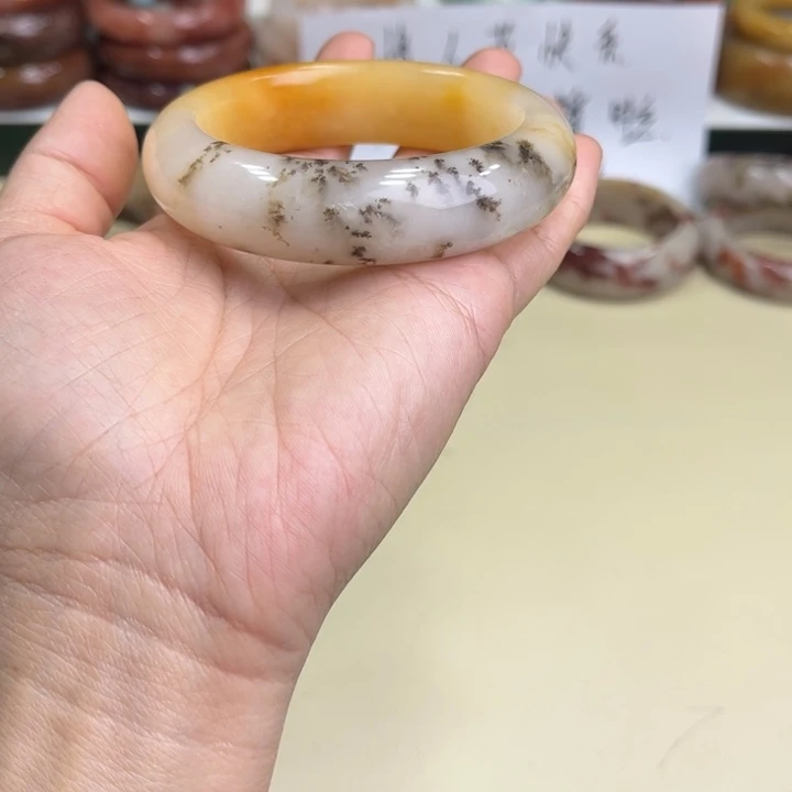 石英质玉圈58未镶嵌淘*