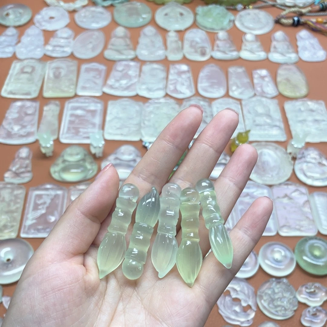 蛇纹石玉未镶嵌多样性随机发一