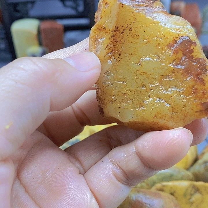 甜***圈印石寿山石天然原石