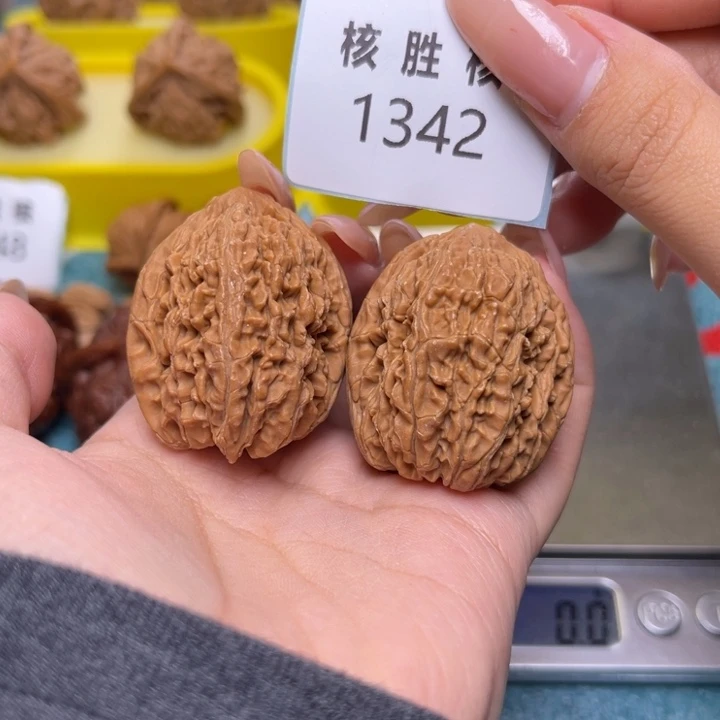 把件文玩核桃大蒜头34.1342