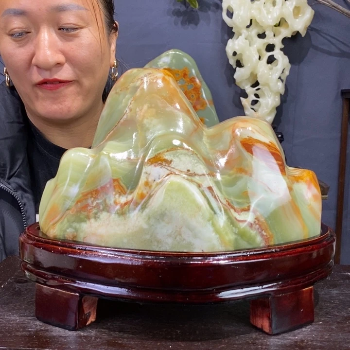 石材精品古青石摆件