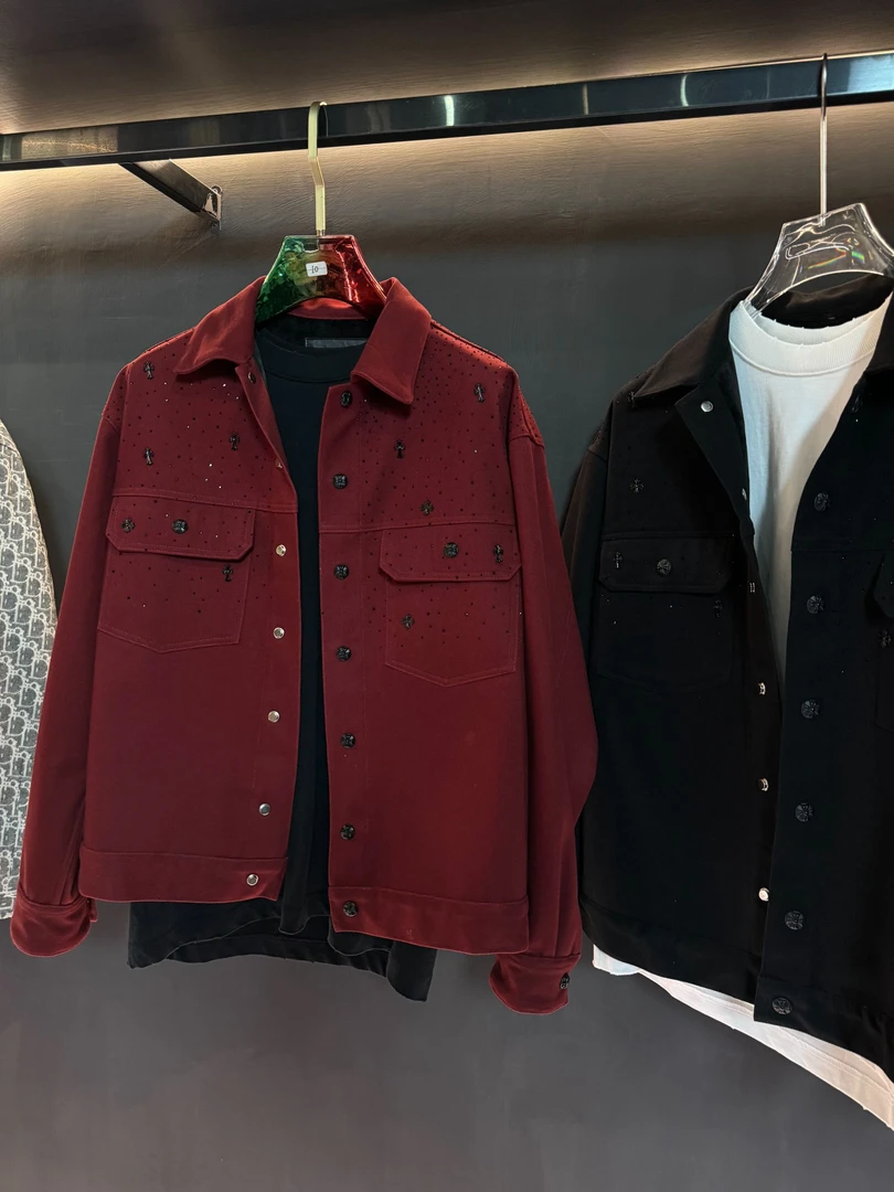 【2021】满天星加绒加厚2024春秋潮流新款百搭衬衫外套（男女同款）