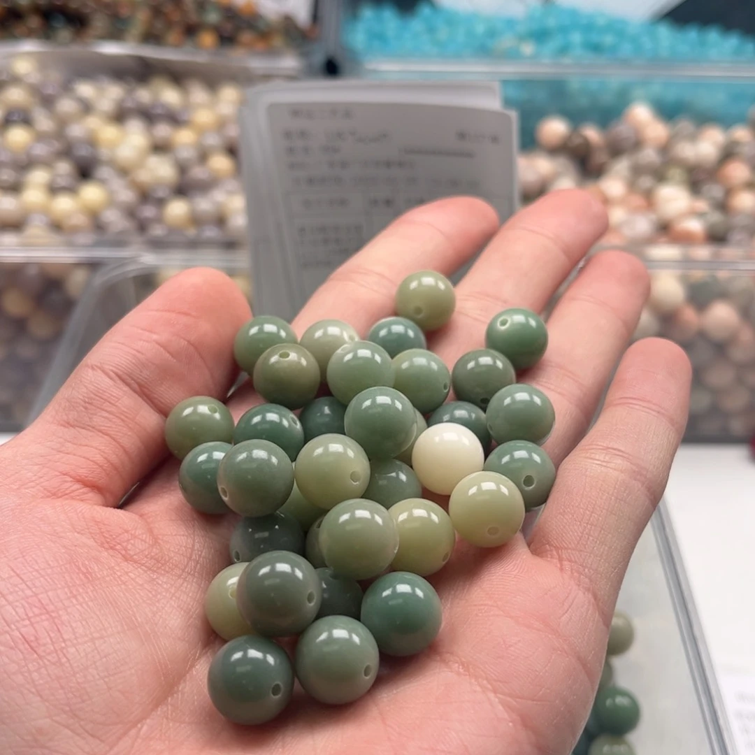 【闪购商品】白玉菩提吊坠z12/108颗薄荷奶绿不售后