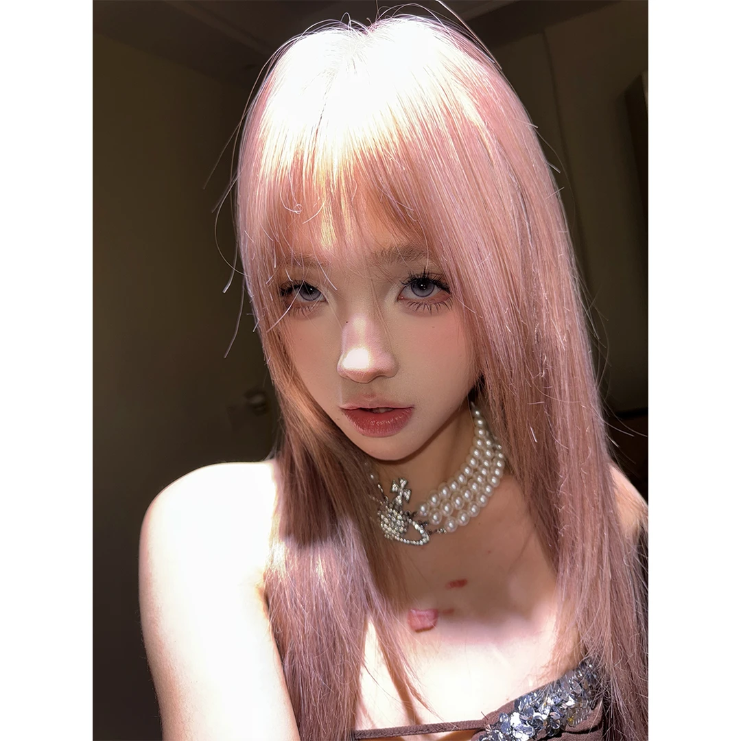 【提拉米苏】AG假发提拉米苏女网红减龄显脸小全头套齐碎刘海高层次