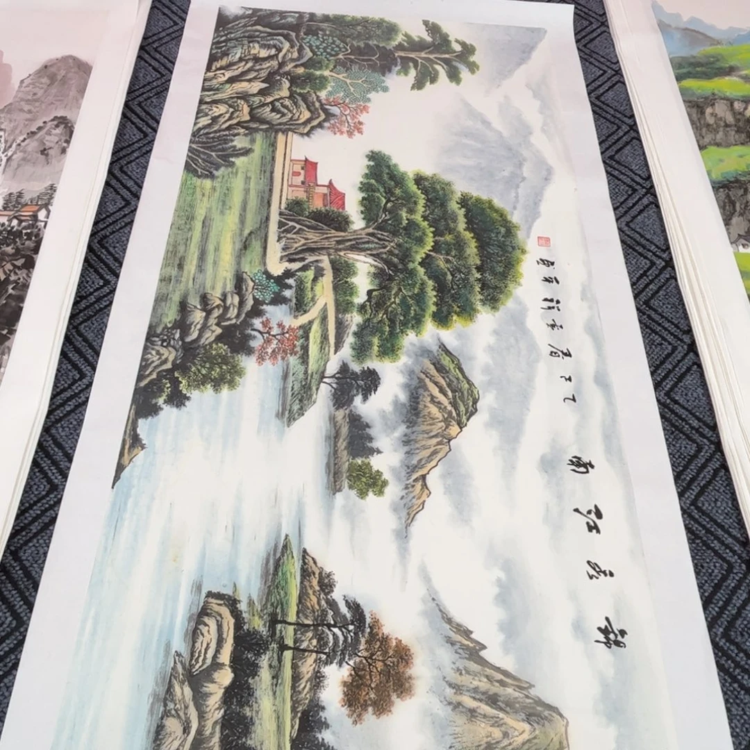 国画若谷，四尺四尺