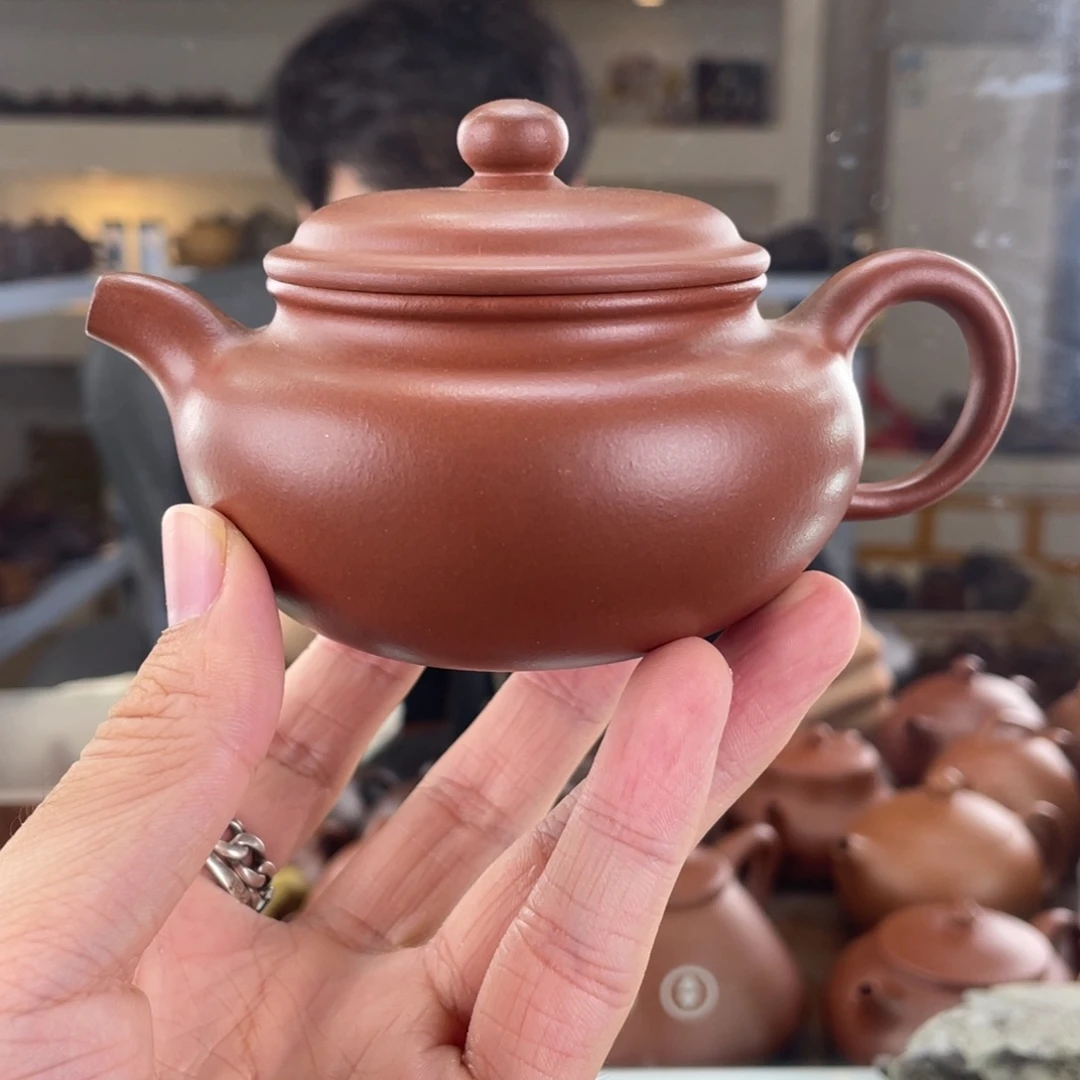 茶壶紫砂180cc红皮龙茶壶