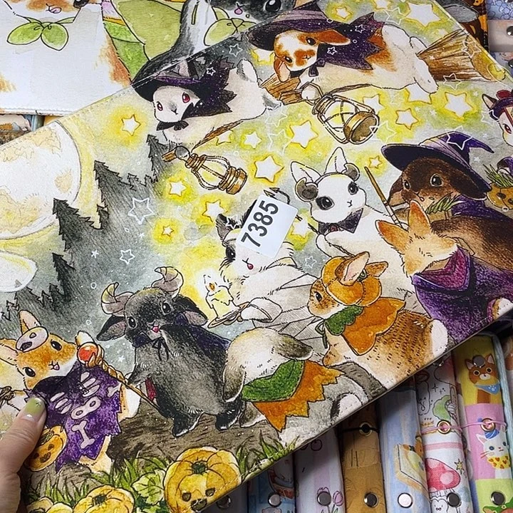 织绣b5活页送纸7385