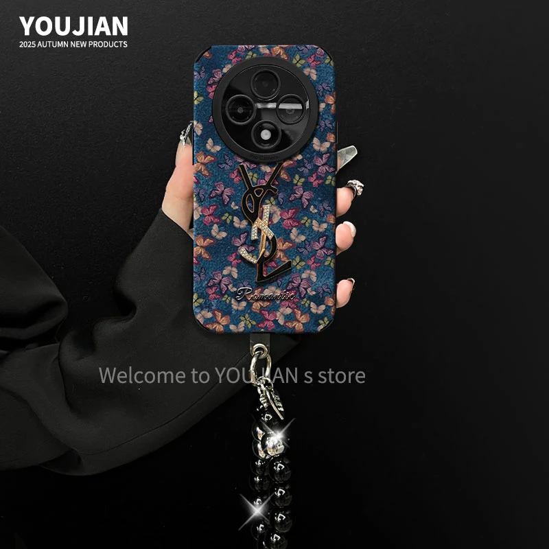 汇客凡品【vivoy500】潮牌网红复古蝴蝶防摔手机壳女款