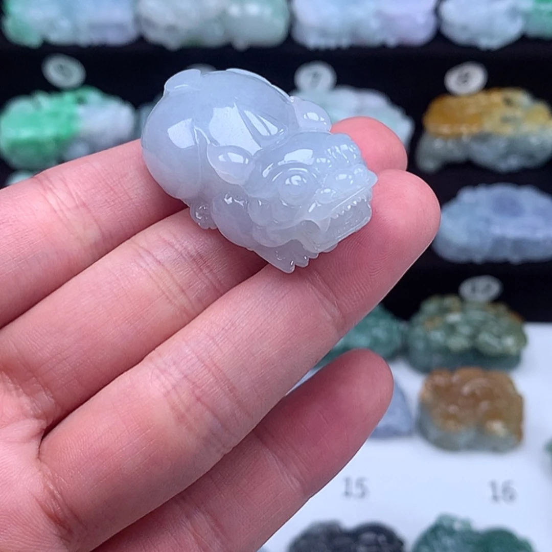 【闪购商品】翡翠颈饰未镶嵌貔貅