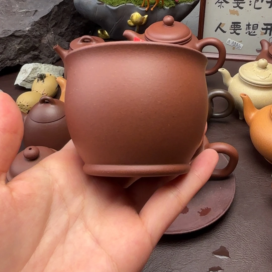 阿***亮紫砂茶壶主人杯140