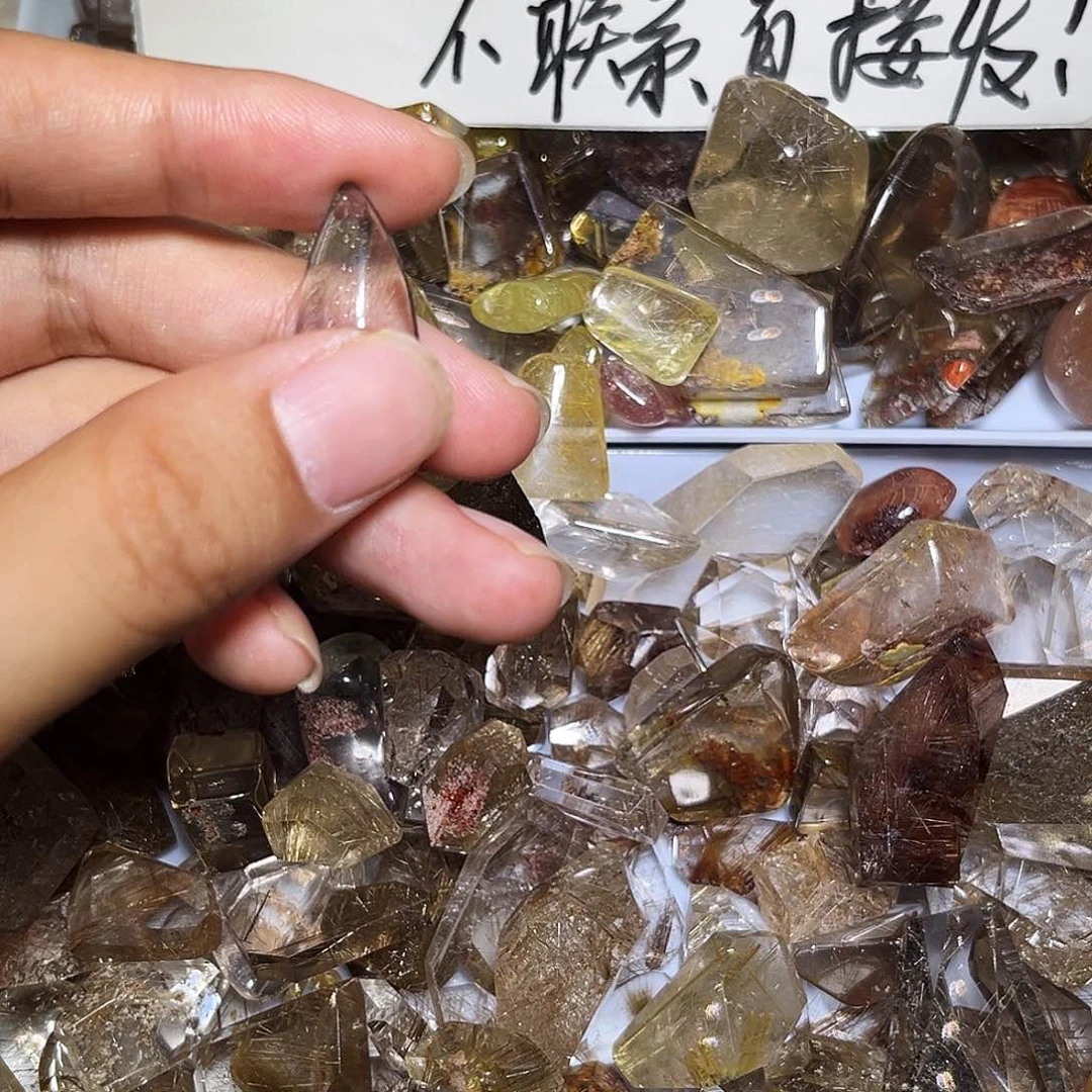 ****浪烟晶戒指银S925镶嵌