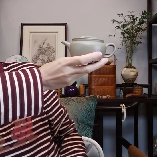 忆***～茶壶紫砂汉瓦壶半手