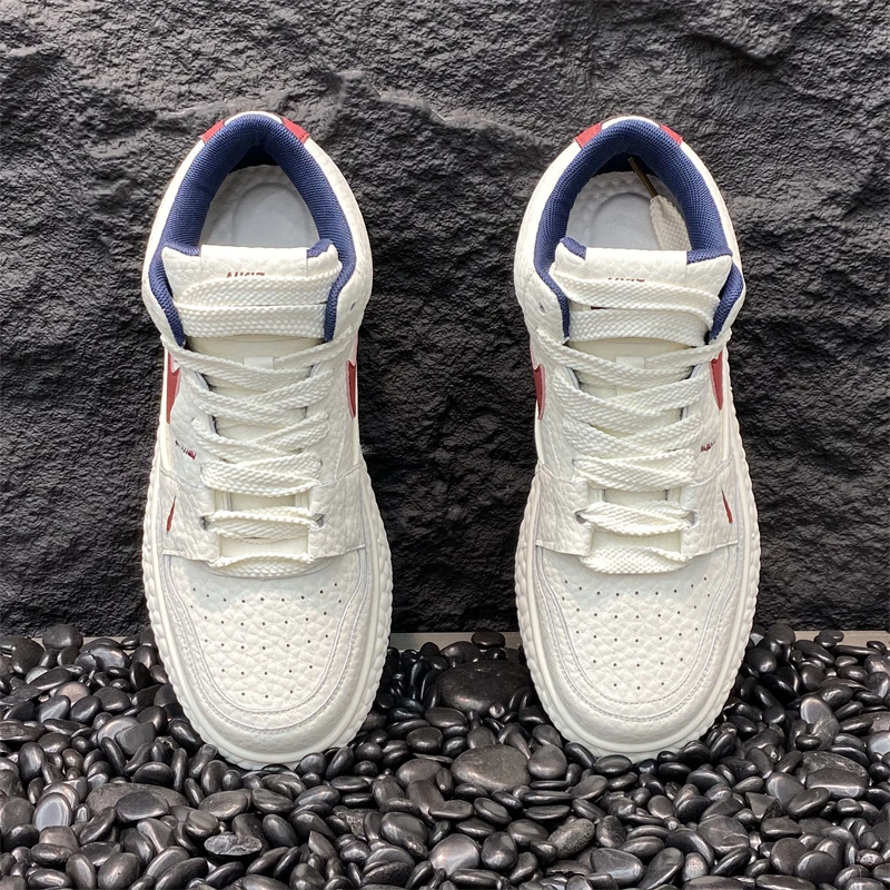 男鞋2025冬季新款时尚百搭休闲鞋单棉同款男士加绒棉鞋高帮板鞋男